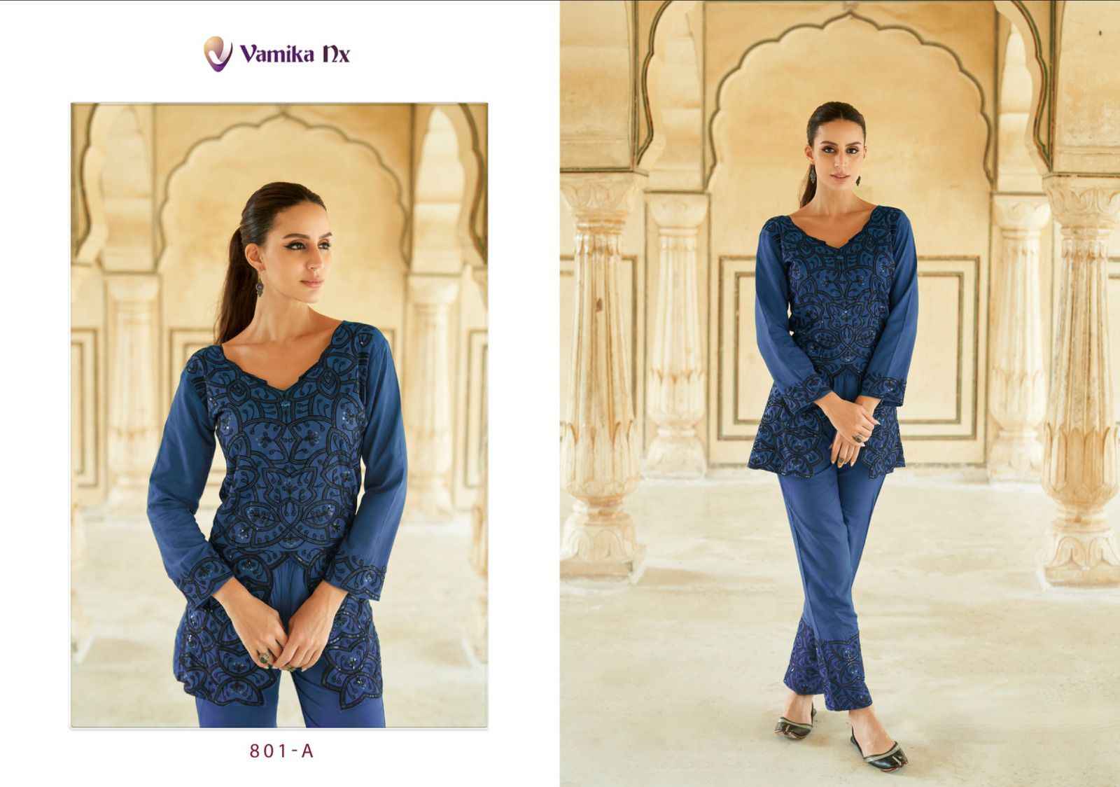 Vamika Nx Verona Rayon Cord Set 4 pcs Catalogue