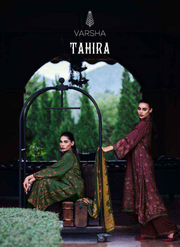 Varsha Tahira Pashmina Dress Material 6 pcs Catalogue