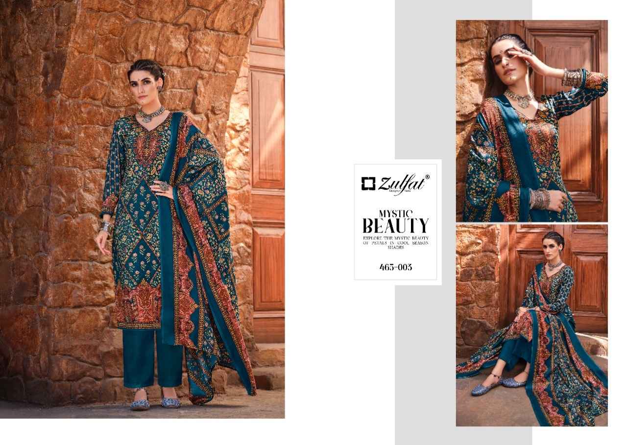 Zulfat Aisha Wool Pashmina Dress Material 10 pcs Catalogue