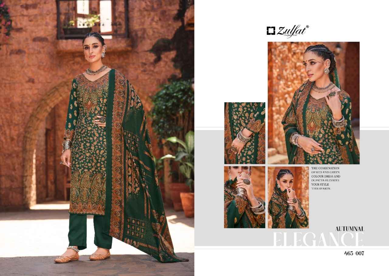 Zulfat Aisha Wool Pashmina Dress Material 10 pcs Catalogue