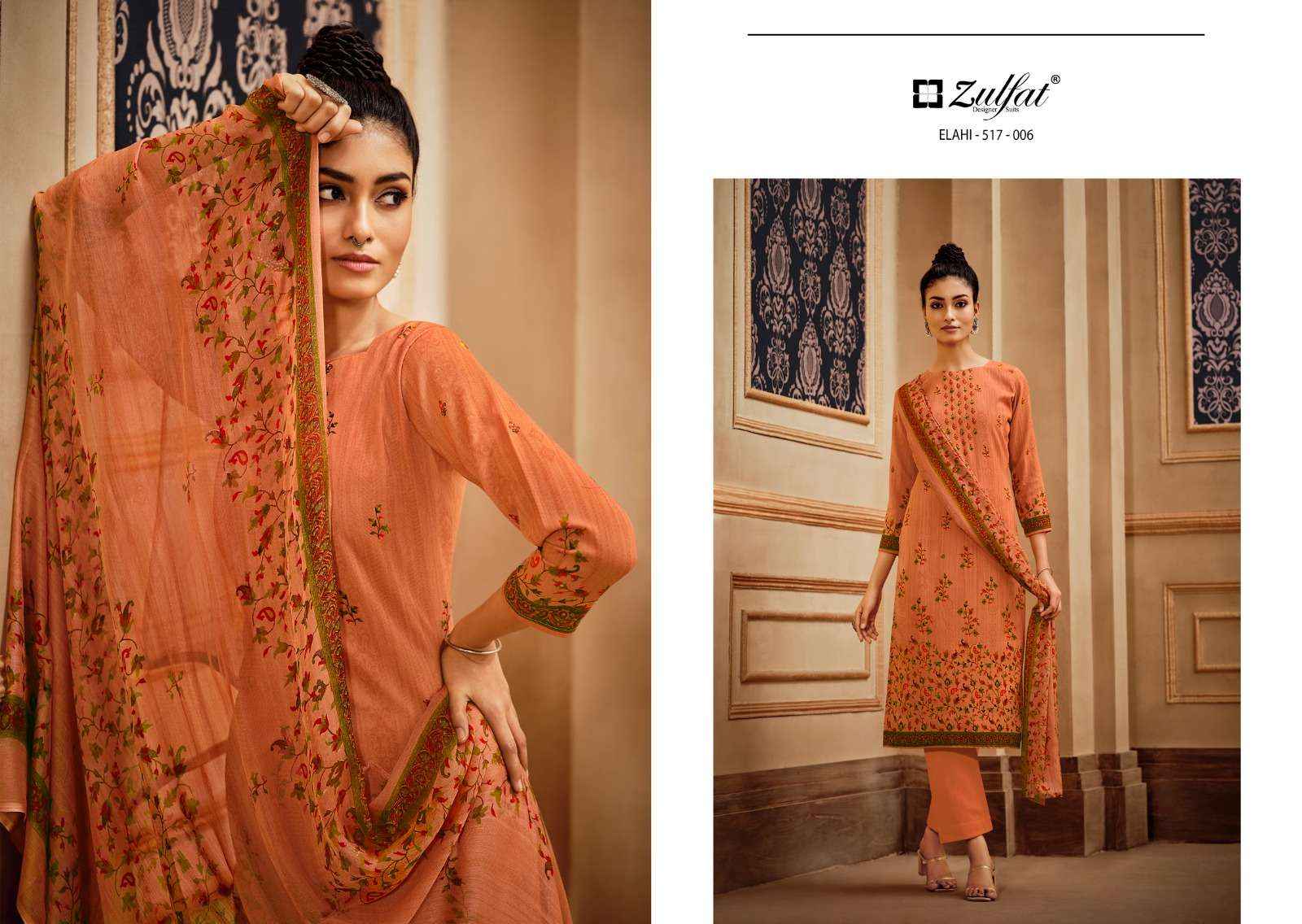 Zulfat Elahi Pashmina Dress Material 10 pcs Catalogue