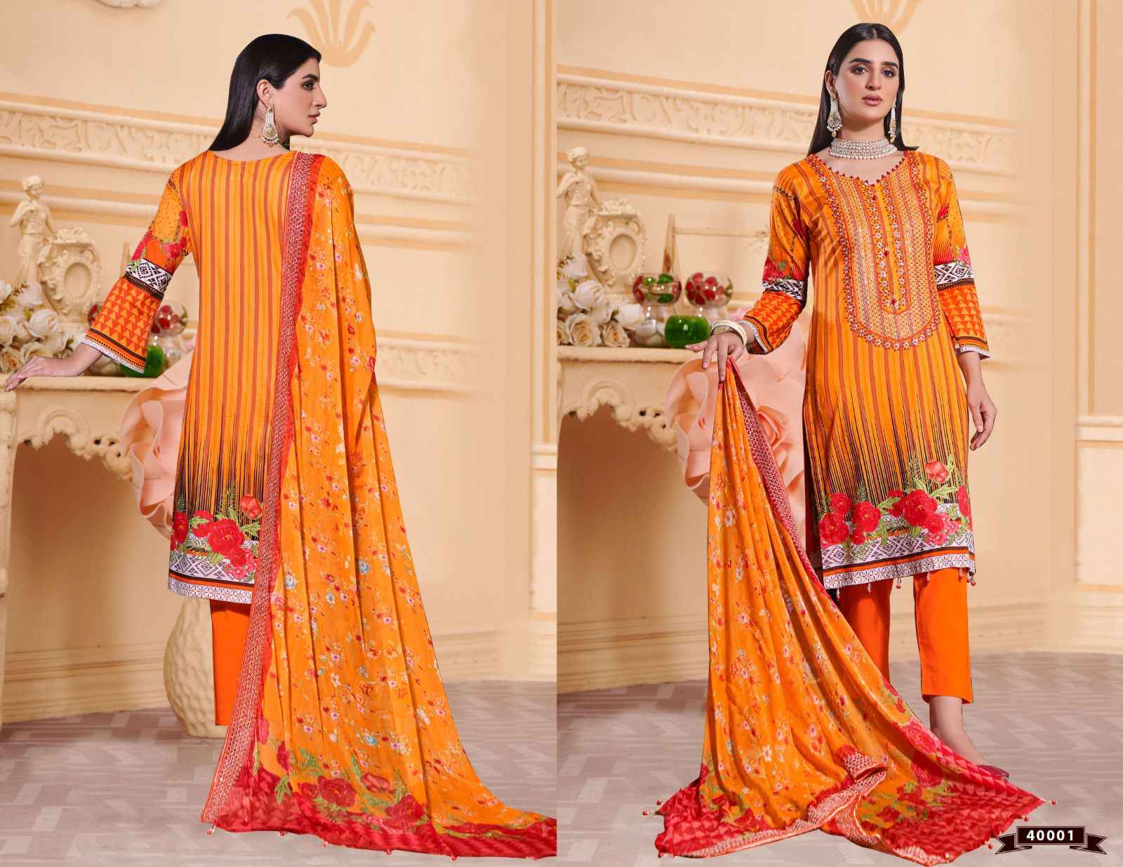 Apna Cotton Razia Sultan Vol 40 Cotton Dress Material 10 pcs Catalogue