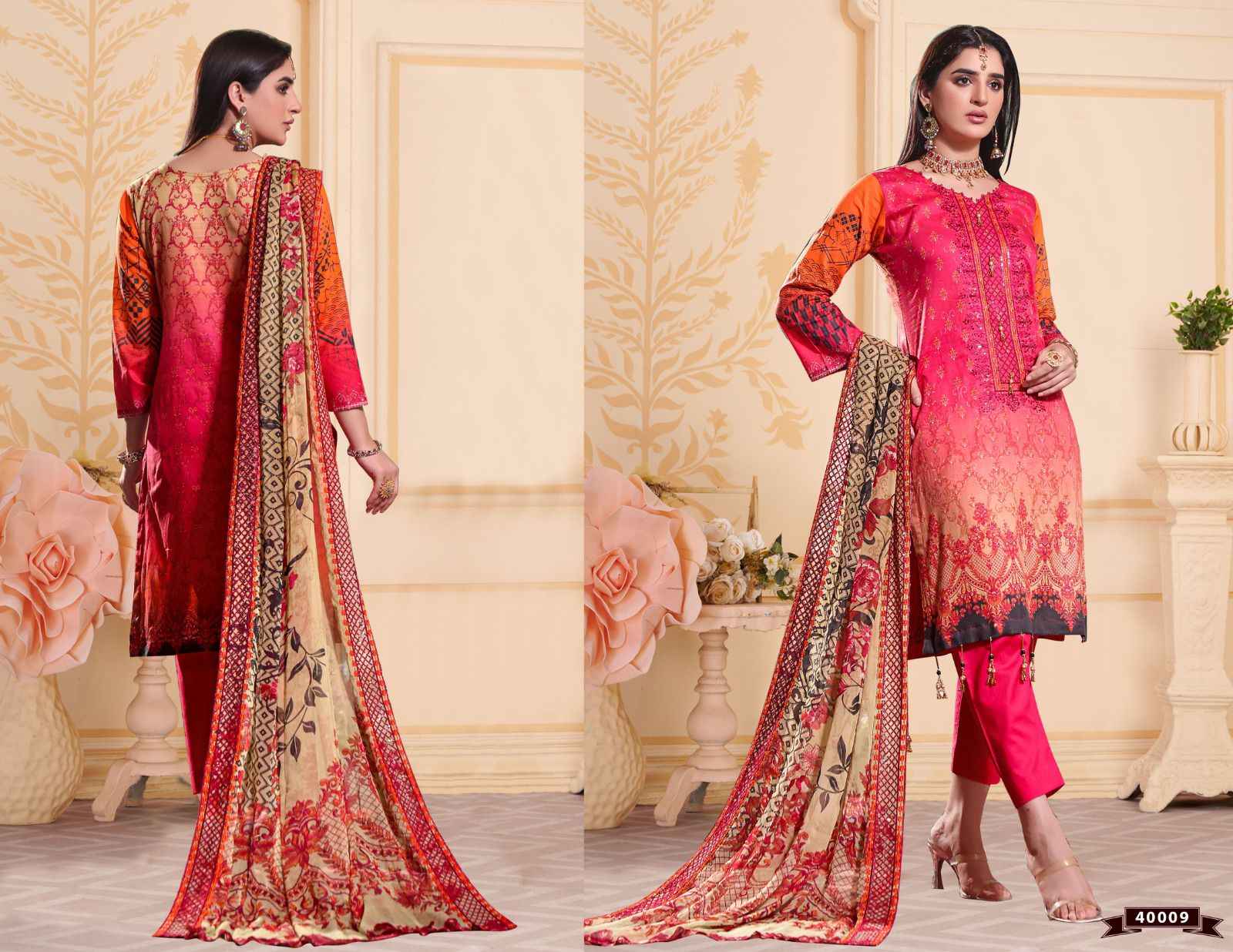 Apna Cotton Razia Sultan Vol 40 Cotton Dress Material 10 pcs Catalogue