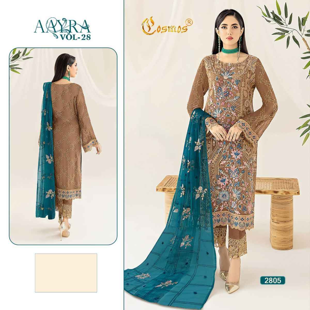 Cosmos Aayra Vol 28 Georgette Dress Material 5 pcs Catalogue