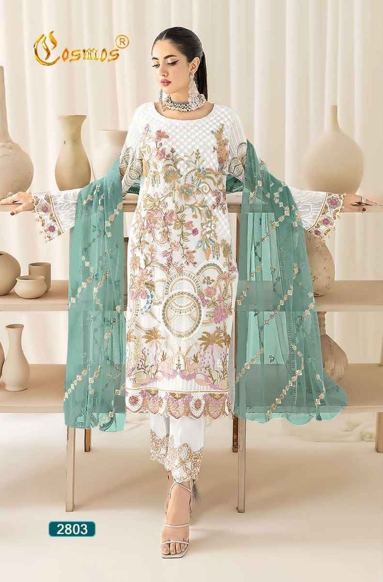 Cosmos Aayra Vol 28 Georgette Dress Material 5 pcs Catalogue