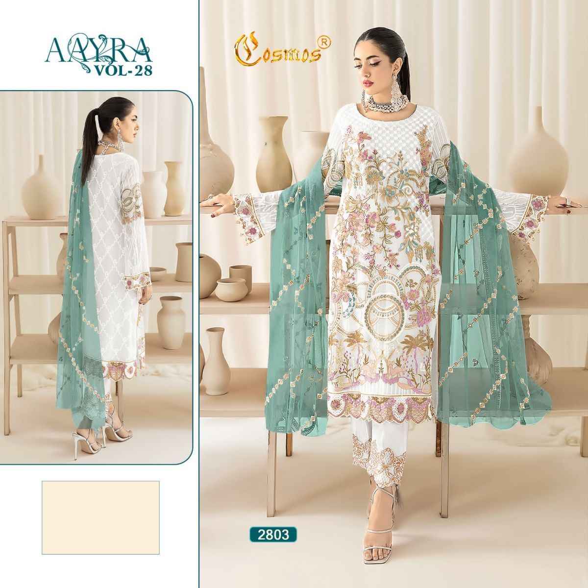Cosmos Aayra Vol 28 Georgette Dress Material 5 pcs Catalogue