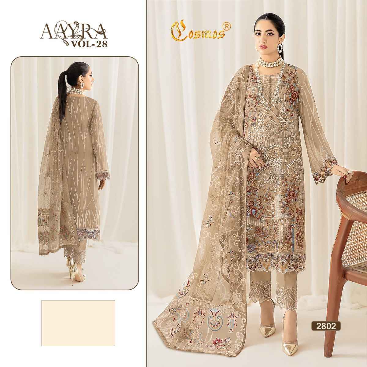 Cosmos Aayra Vol 28 Georgette Dress Material 5 pcs Catalogue