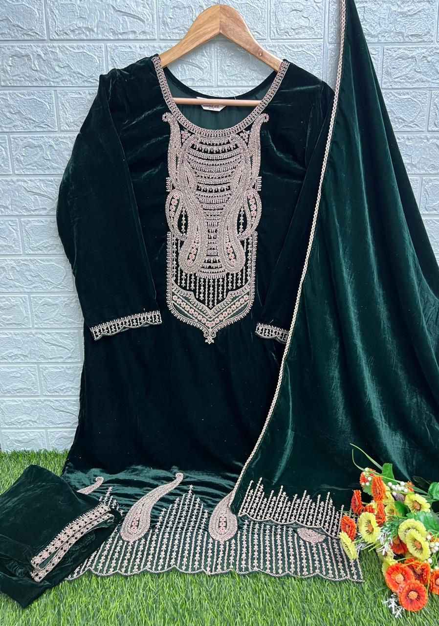Gull Jee Maria B Ready Made Collection Velvet Dress 6 pcs Catalogue