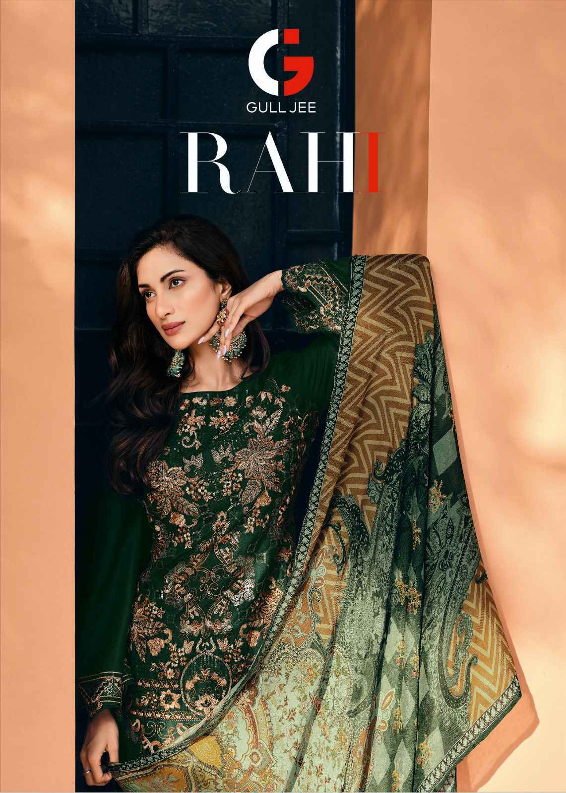 Gull Jee Raahi Pashmina Dress Material 5 pcs Catalogue