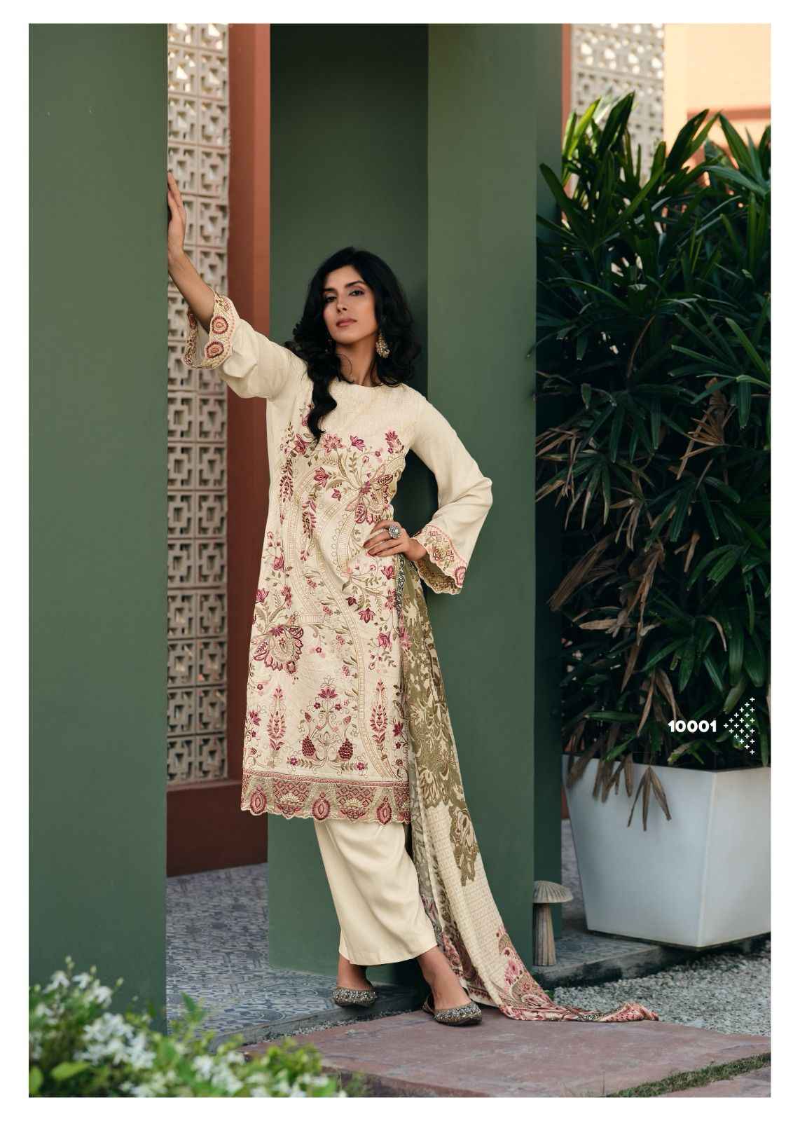 Gull Jee Raahi Pashmina Dress Material 5 pcs Catalogue