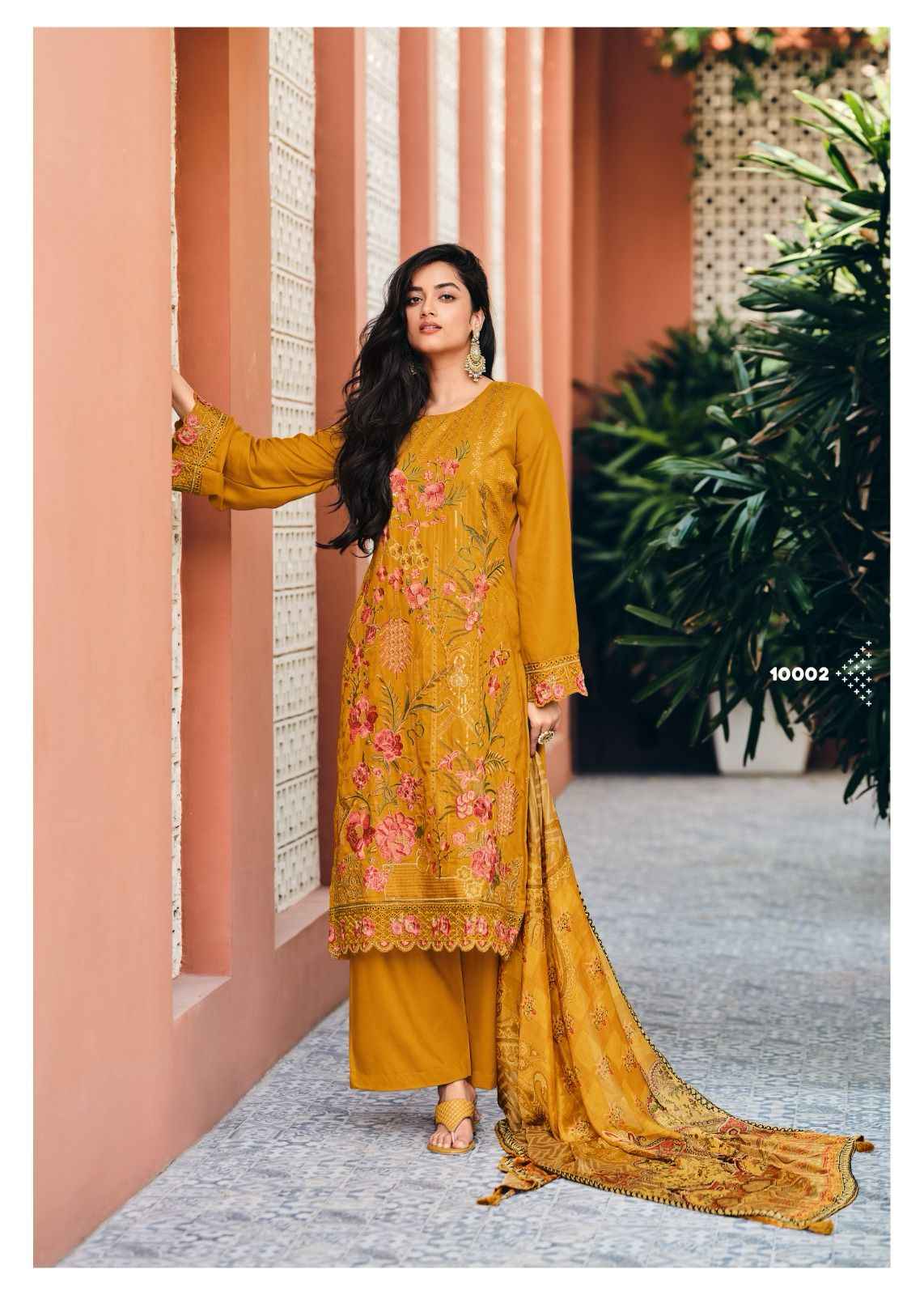 Gull Jee Raahi Pashmina Dress Material 5 pcs Catalogue