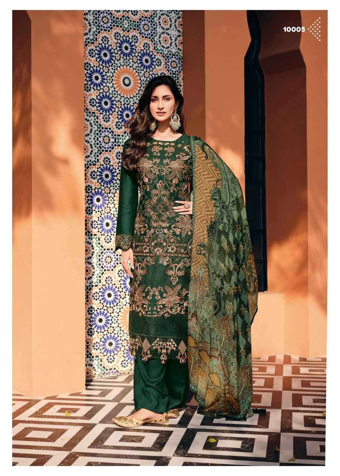Gull Jee Raahi Pashmina Dress Material 5 pcs Catalogue