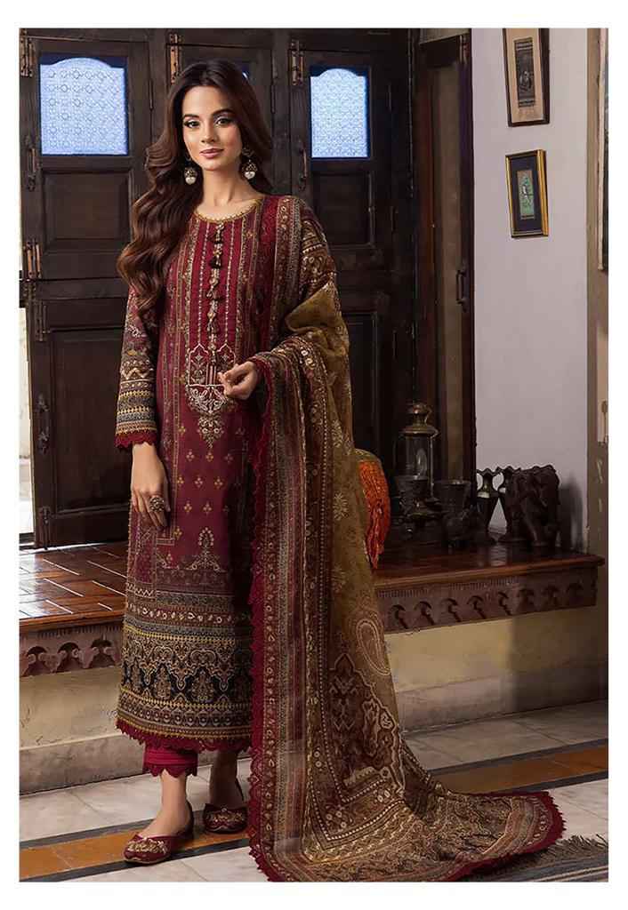 Hala Zafira Vol 4 Lawn Cotton Dress Material 4 pcs Catalogue