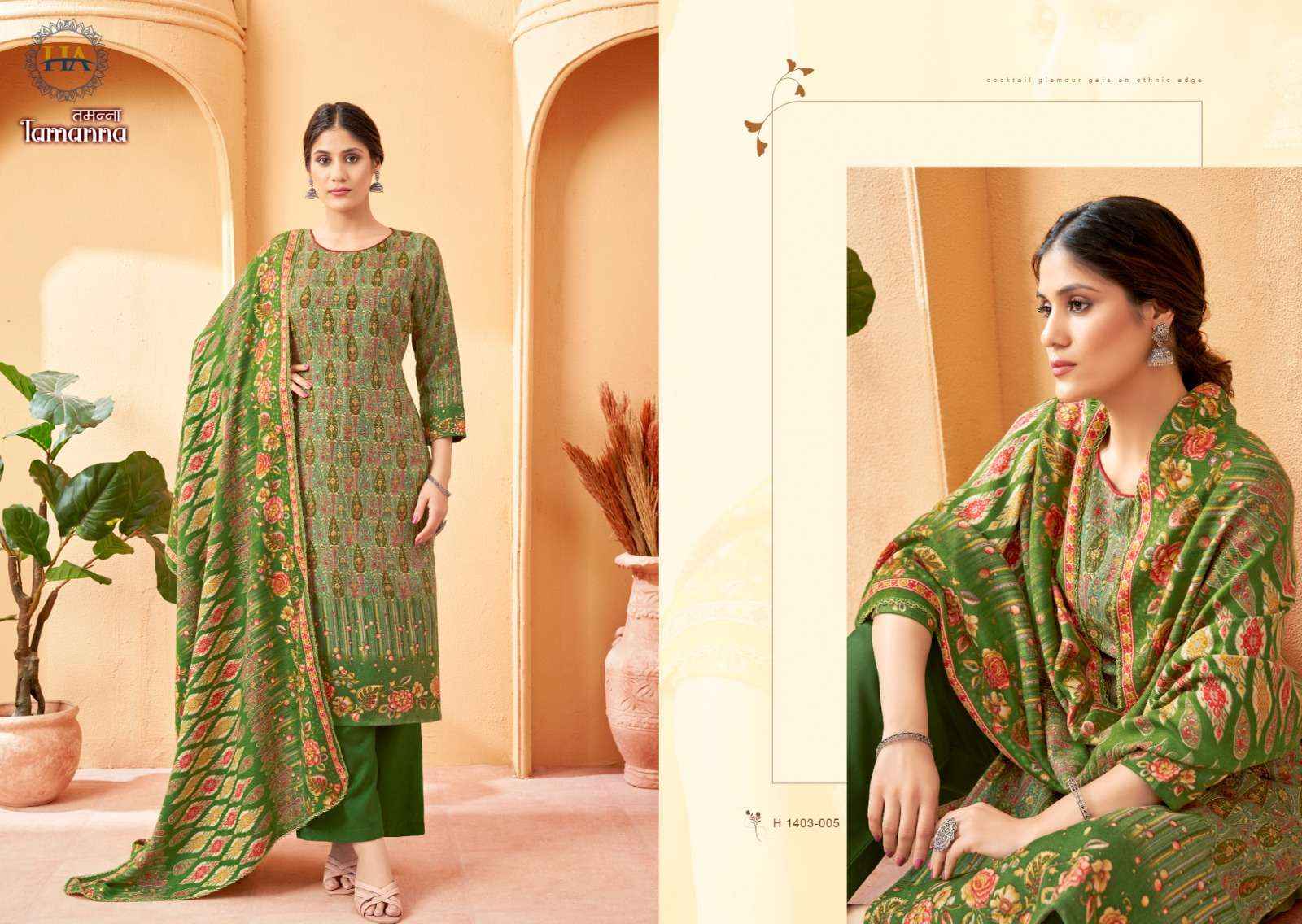 Harshit Fashion Tamanna Pashmina Dress Material 8 pcs Catalogue