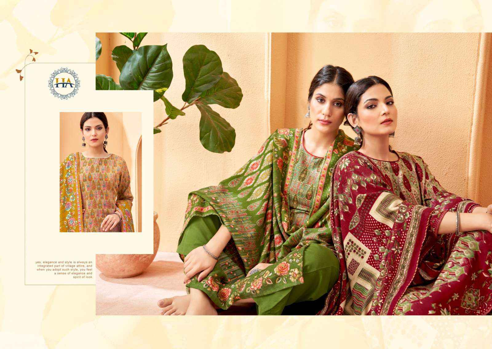 Harshit Fashion Tamanna Pashmina Dress Material 8 pcs Catalogue
