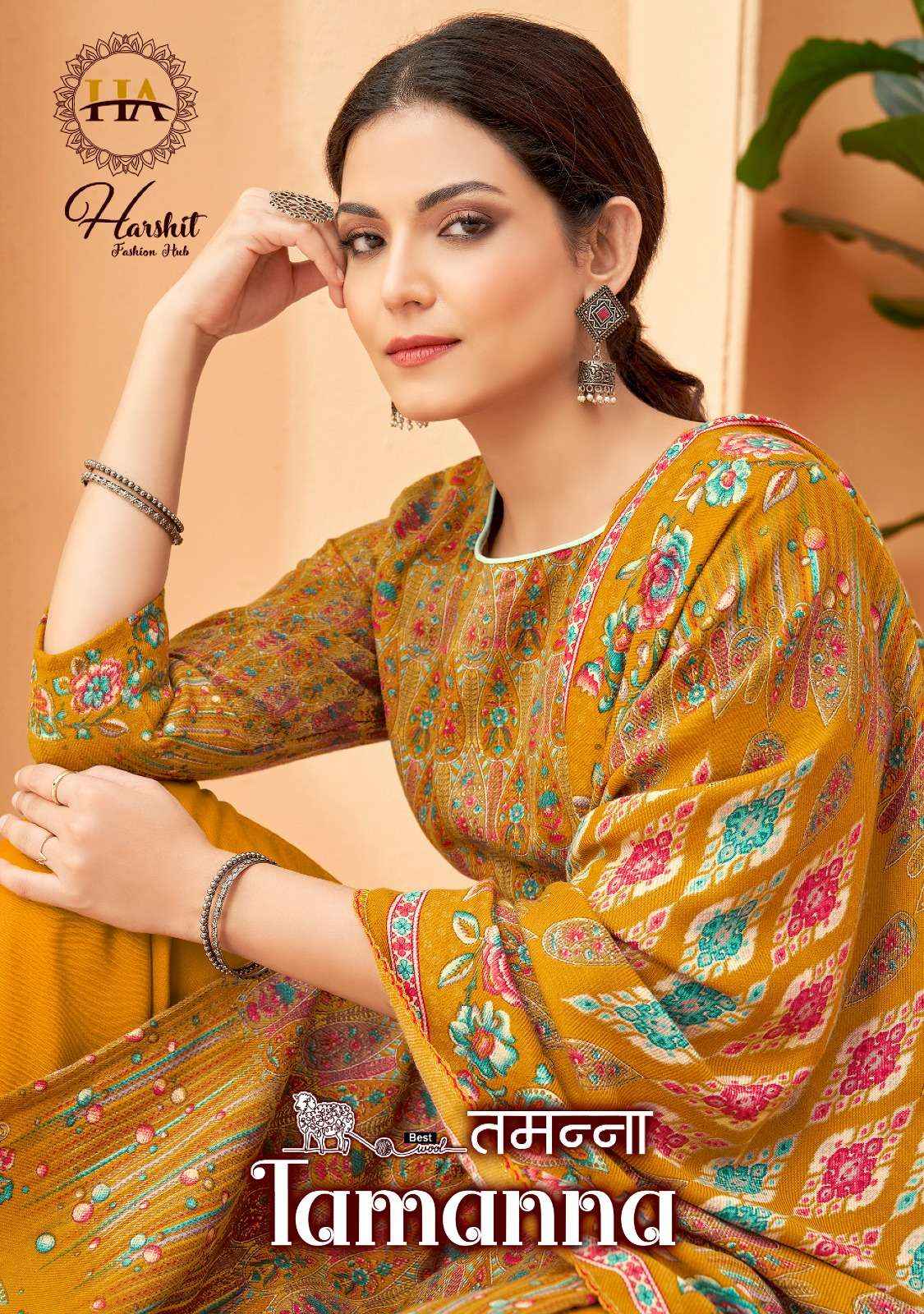 Harshit Fashion Tamanna Pashmina Dress Material 8 pcs Catalogue