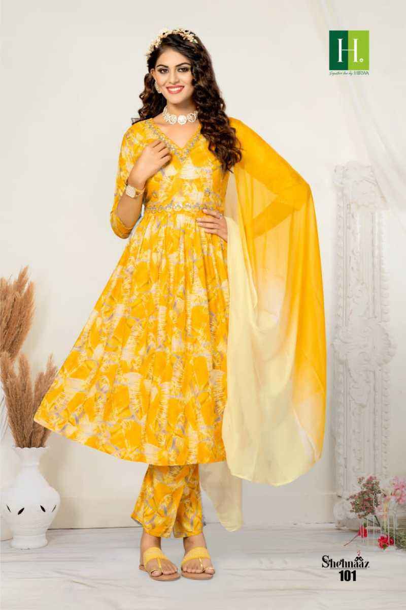Hirwa Shehnaaz Rayon Kurti Combo 6 pcs Catalogue