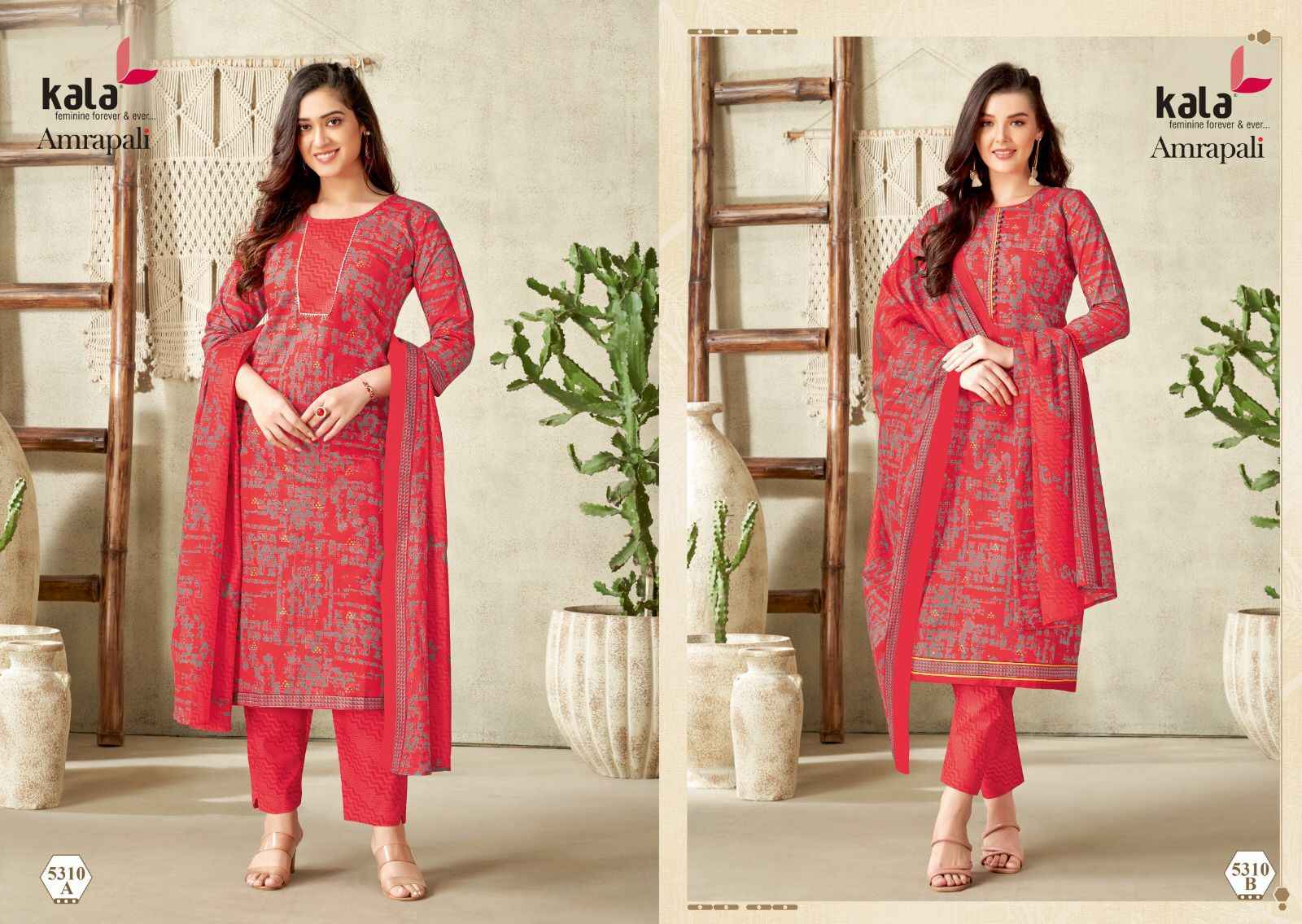 Kala Fashion Amrapali Vol 1 Cotton Dress Material 12 pcs Catalogue