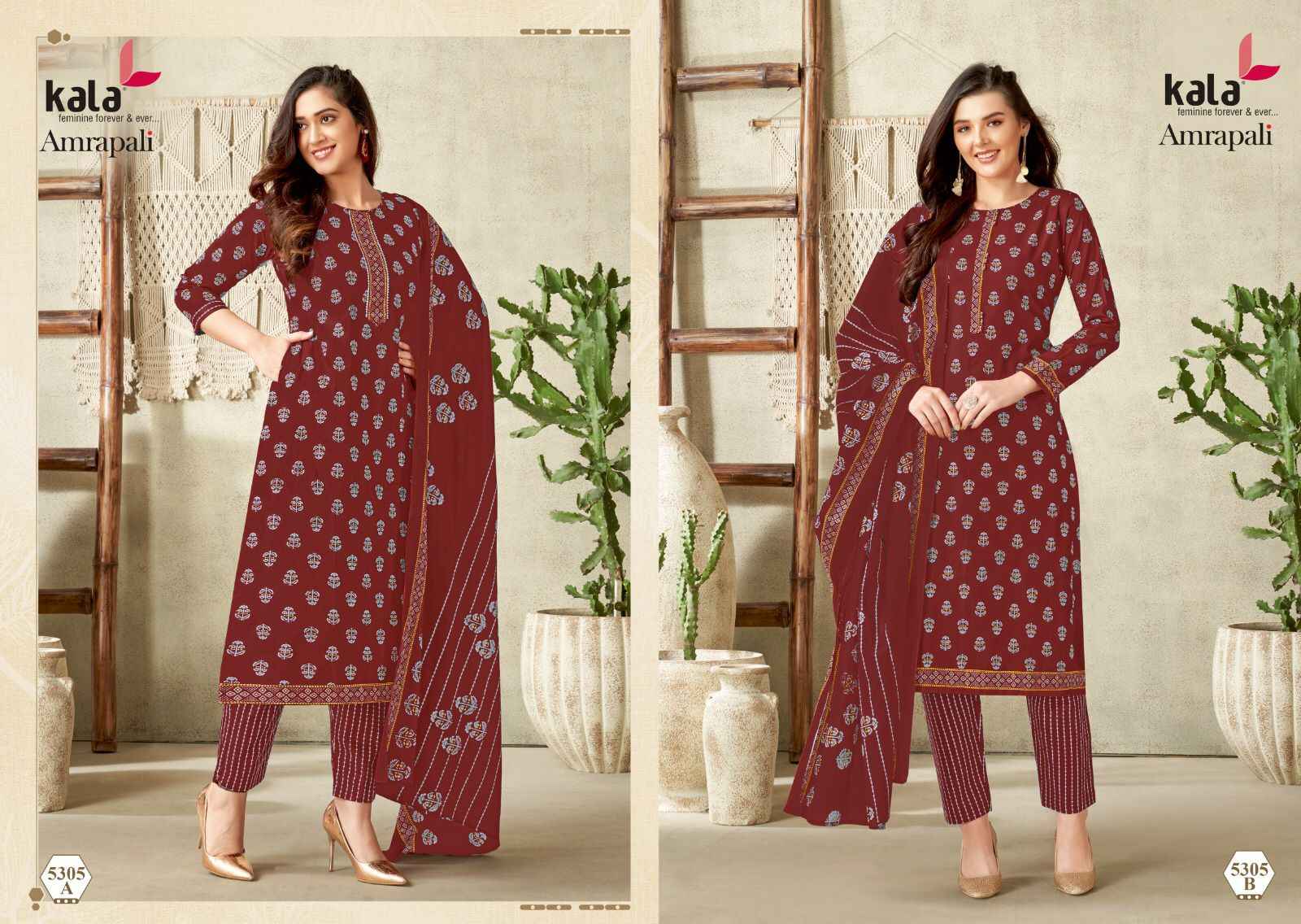 Kala Fashion Amrapali Vol 1 Cotton Dress Material 12 pcs Catalogue
