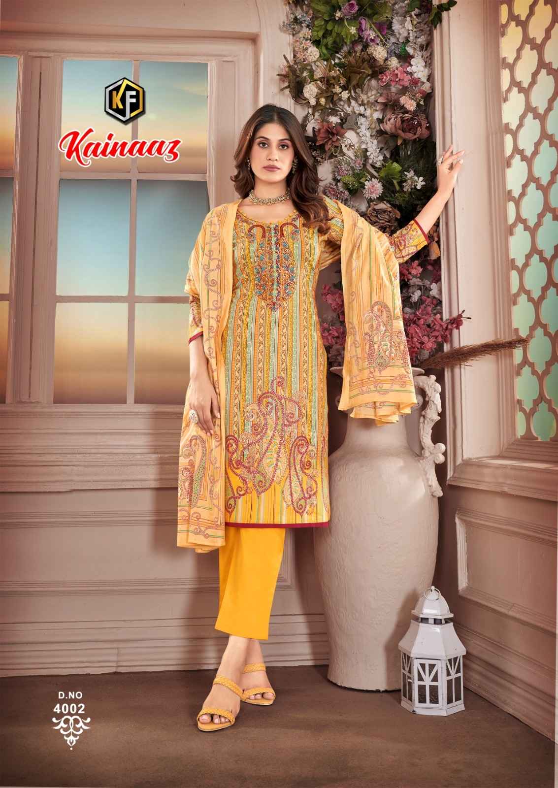Keval Fab Kainaaz Vol 4 Cotton Dress Material 8 pcs Catalogue