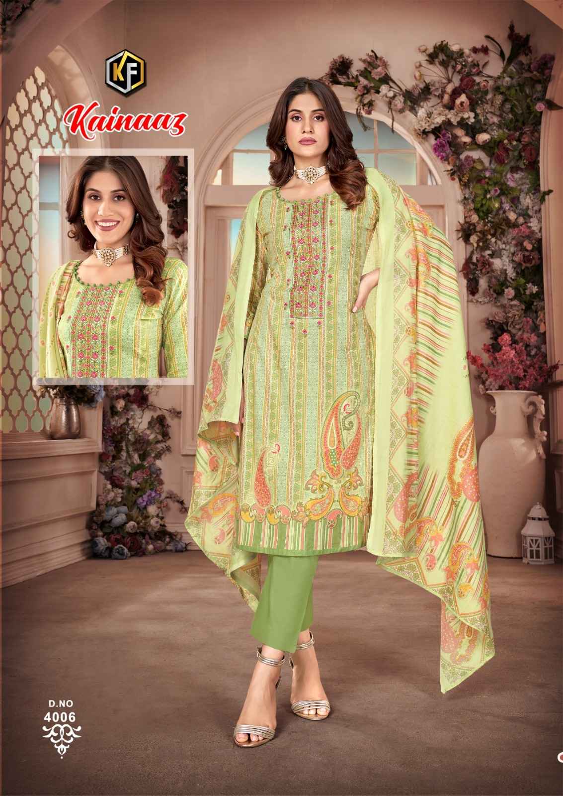 Keval Fab Kainaaz Vol 4 Cotton Dress Material 8 pcs Catalogue