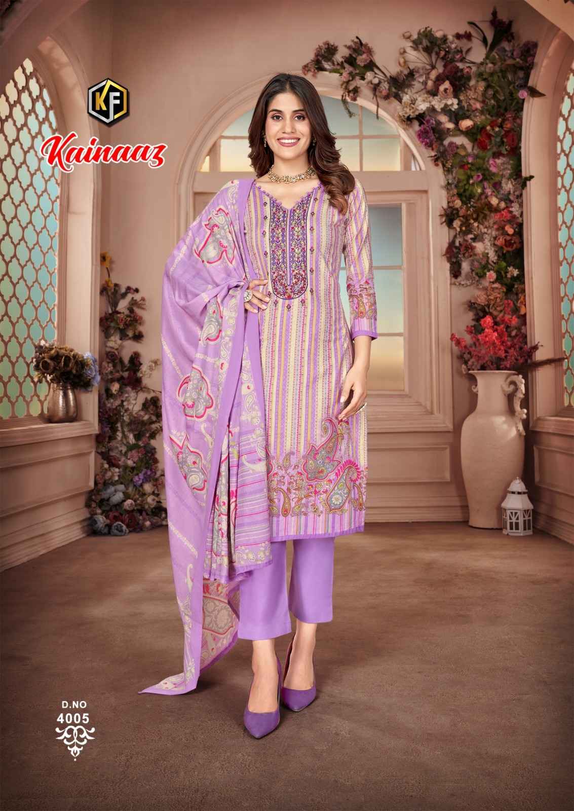 Keval Fab Kainaaz Vol 4 Cotton Dress Material 8 pcs Catalogue