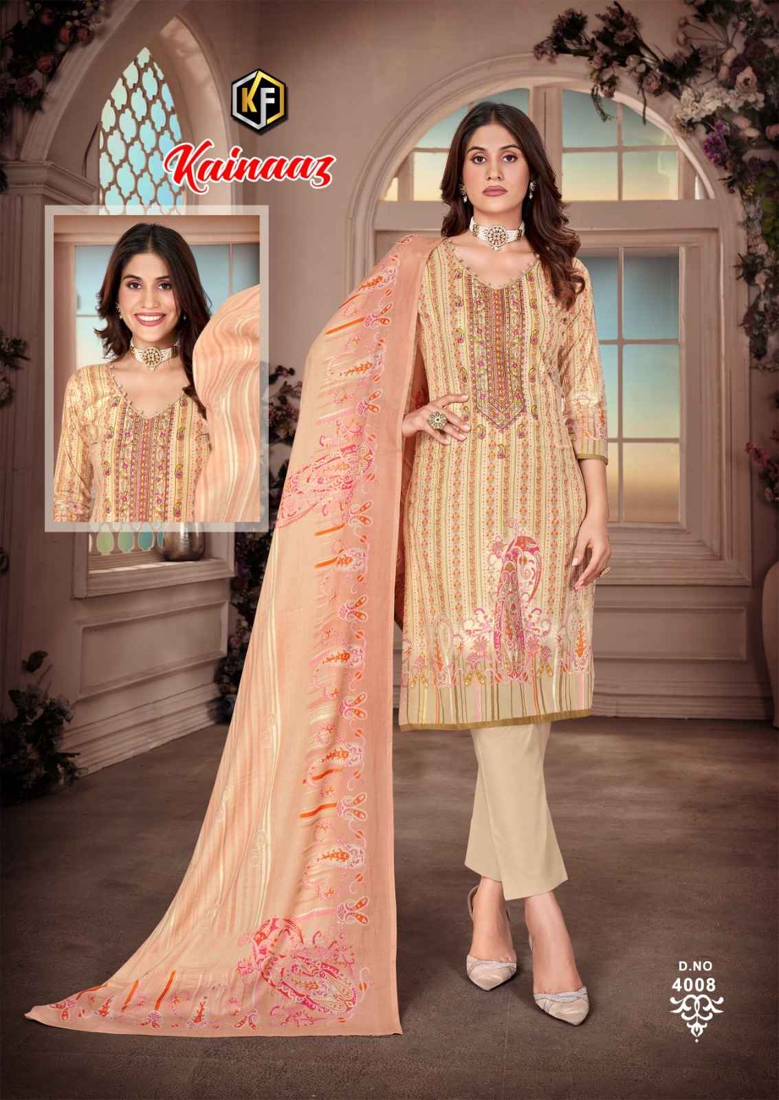Keval Fab Kainaaz Vol 4 Cotton Dress Material 8 pcs Catalogue