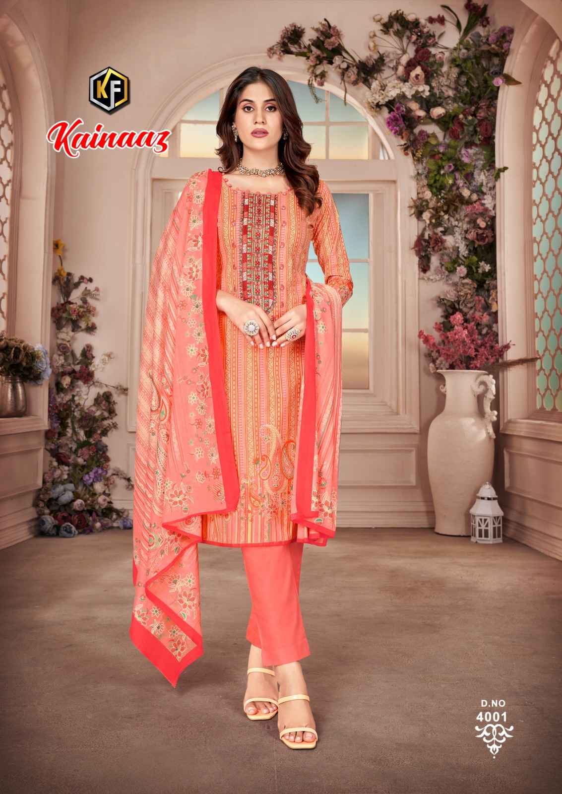Keval Fab Kainaaz Vol 4 Cotton Dress Material 8 pcs Catalogue