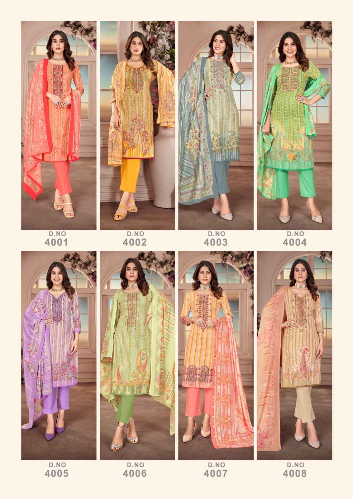 Keval Fab Kainaaz Vol 4 Cotton Dress Material 8 pcs Catalogue