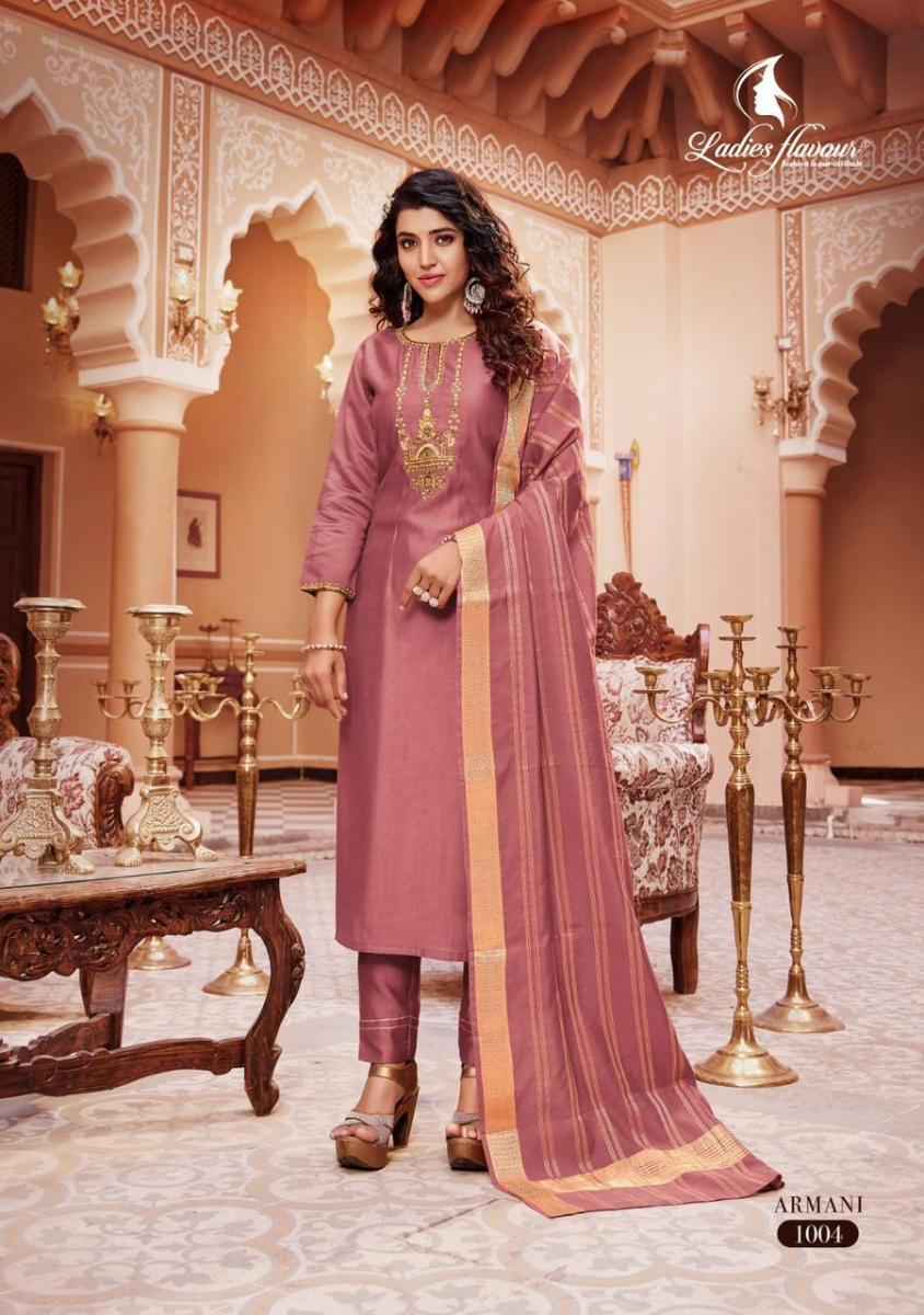 Ladies Flavour Armani Readymade Viscose Dress 6 pcs Catalogue