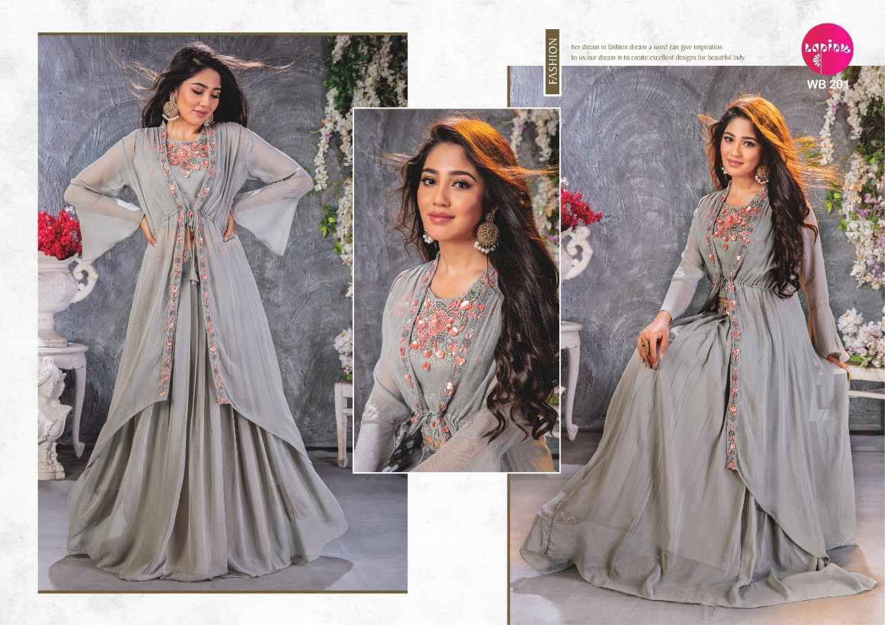 Lapink Wedding Bells Vol 2 Georgette Kurti Combo 6 pcs Catalogue