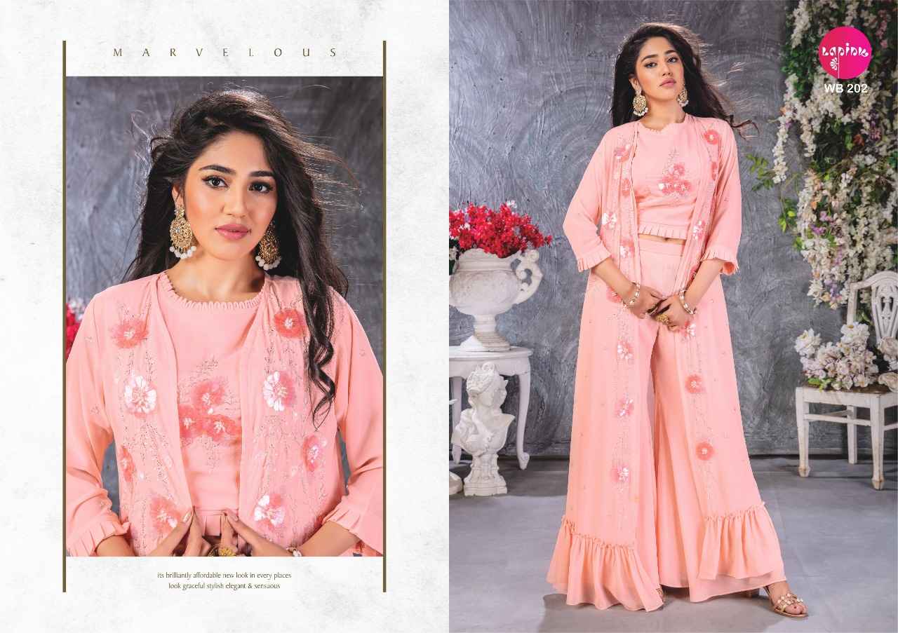 Lapink Wedding Bells Vol 2 Georgette Kurti Combo 6 pcs Catalogue