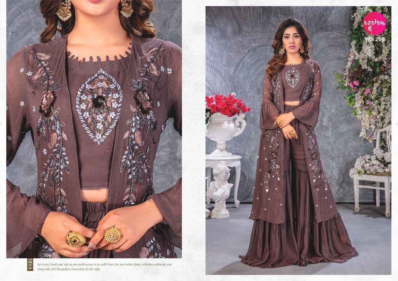 Lapink Wedding Bells Vol 2 Georgette Kurti Combo 6 pcs Catalogue