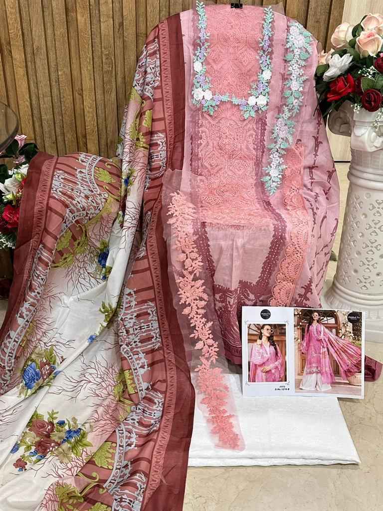 Mehboob Tex Maria B Exclusive Collection Cotton Dress Maerial 4 pcs Catalogue