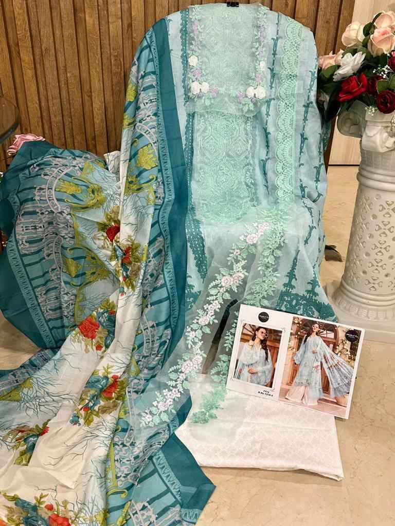 Mehboob Tex Maria B Exclusive Collection Cotton Dress Maerial 4 pcs Catalogue