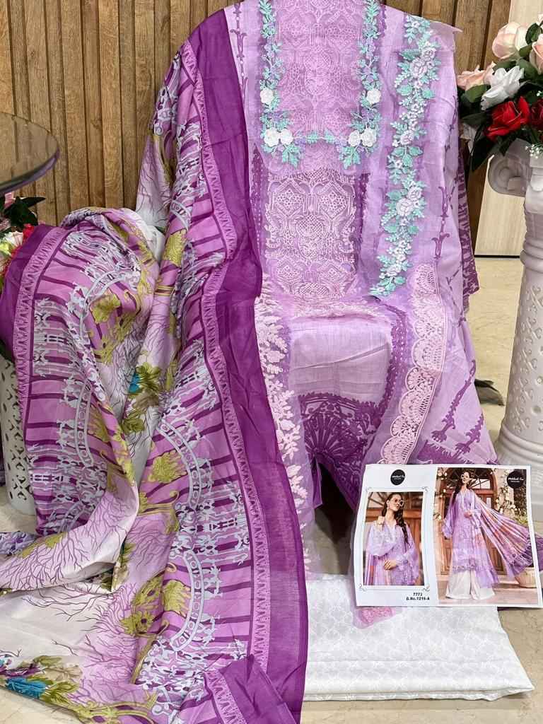 Mehboob Tex Maria B Exclusive Collection Cotton Dress Maerial 4 pcs Catalogue
