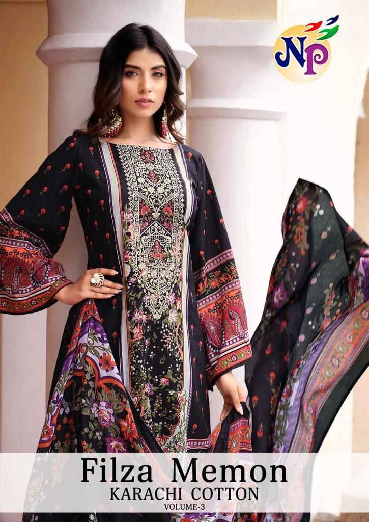 Nand Gopal Filza Memon Vol 3 Cotton Dress Material 8 pcs Catalogue