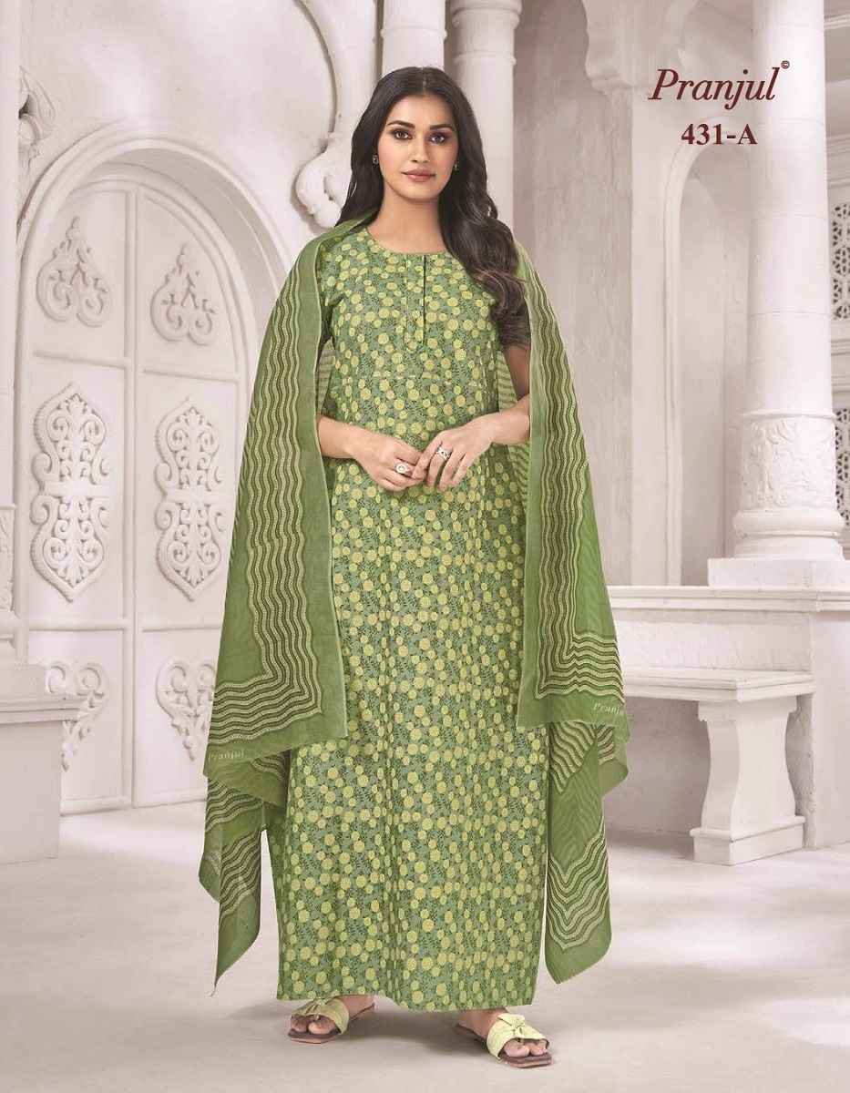 Pranjul Pratishtha Cotton Nighties With Dupatta 24 pcs Catalogue