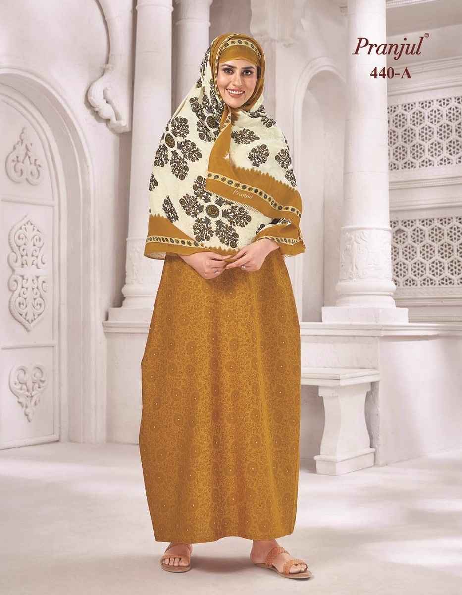 Pranjul Pratishtha Cotton Nighties With Dupatta 24 pcs Catalogue