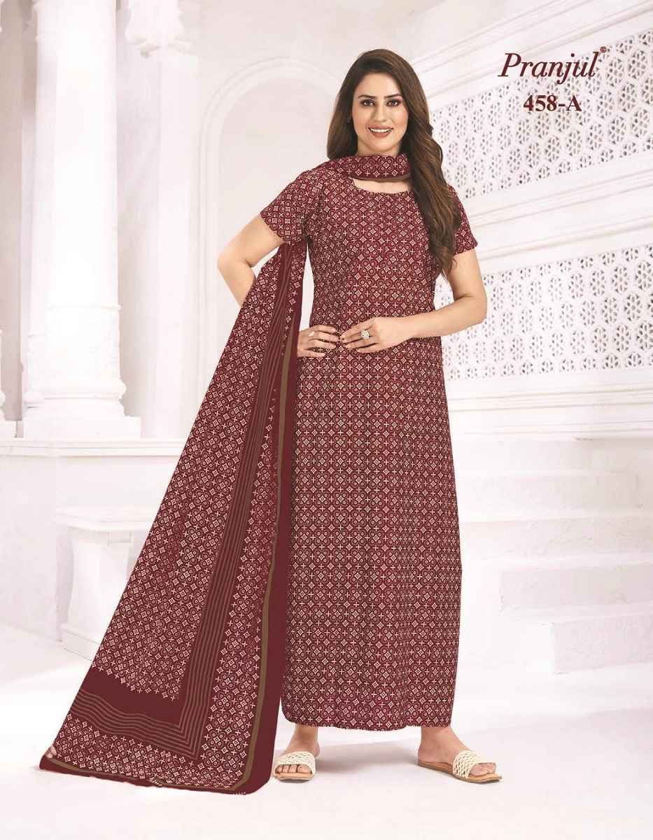Pranjul Pratishtha Cotton Nighties With Dupatta 24 pcs Catalogue