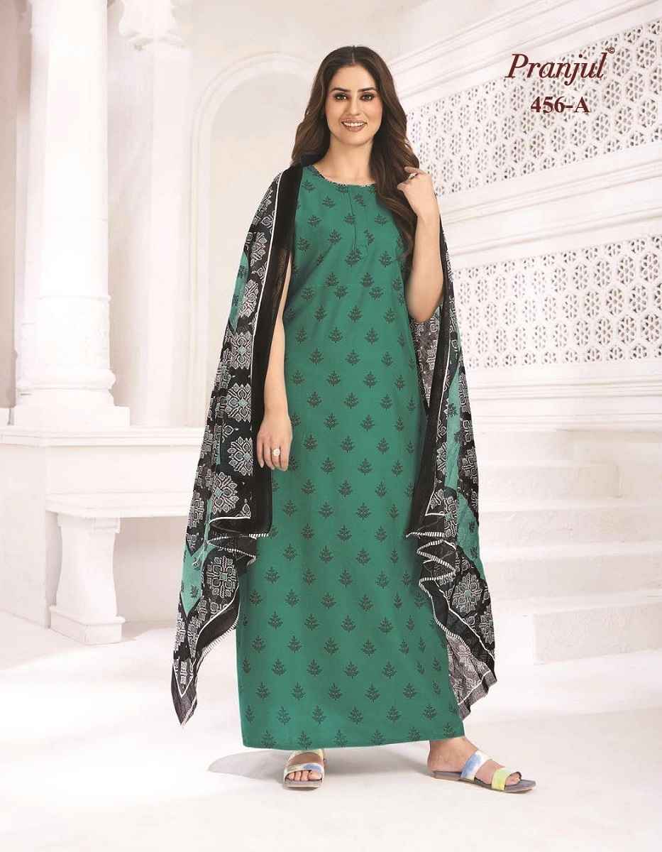 Pranjul Pratishtha Cotton Nighties With Dupatta 24 pcs Catalogue