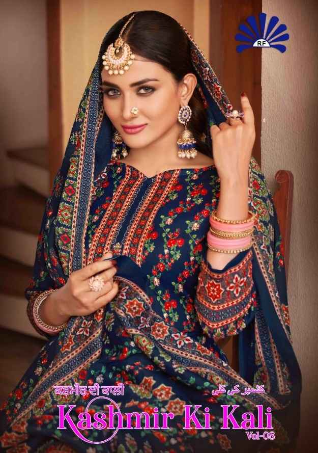 Radha Fab Kashmir Ki Kali Vol 8 Pashmina Dress Material 10 pcs Catalogue