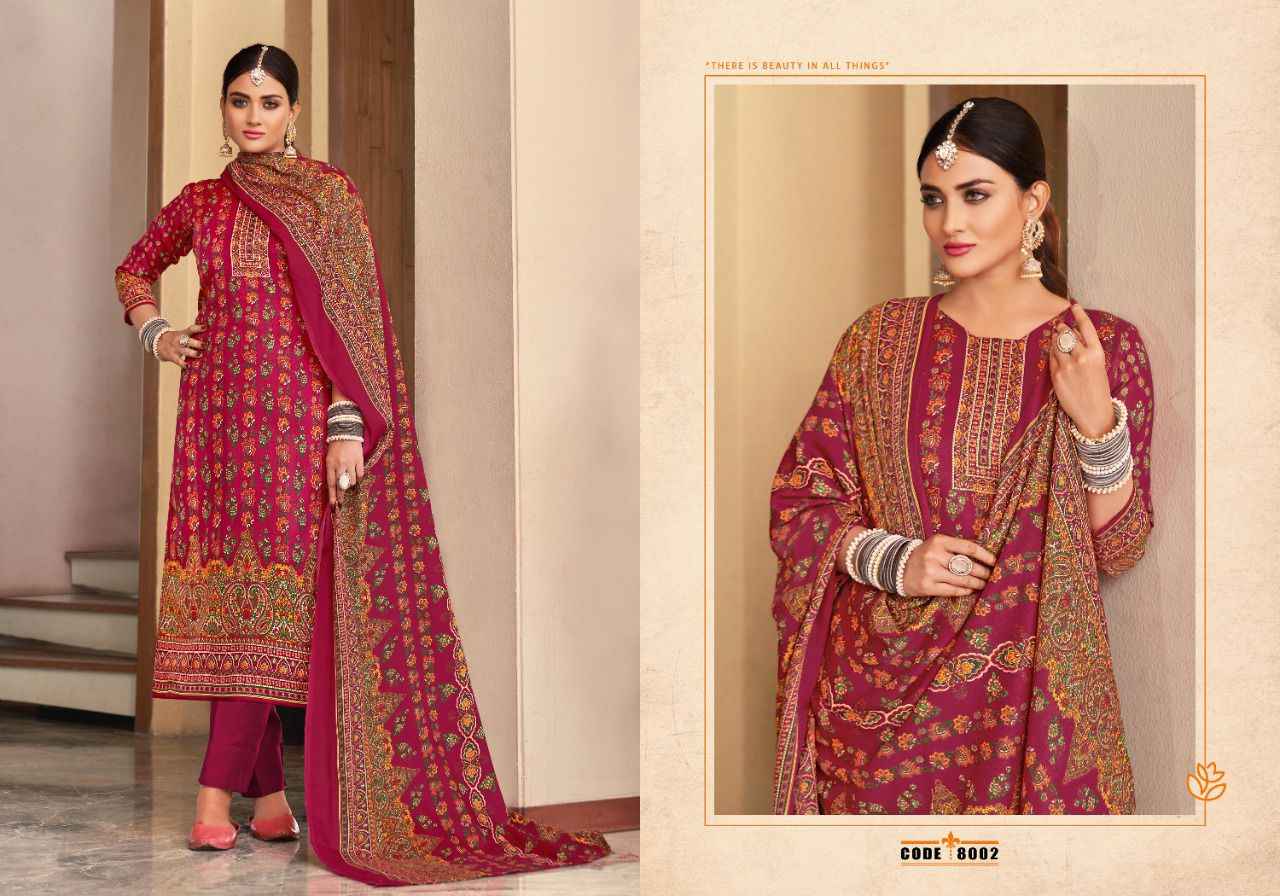 Radha Fab Kashmir Ki Kali Vol 8 Pashmina Dress Material 10 pcs Catalogue