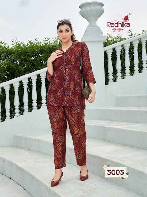 Radhika Cord Vol 3 Muslin Cord Set 4 pcs Catalogue