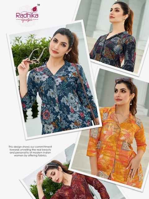 Radhika Cord Vol 3 Muslin Cord Set 4 pcs Catalogue