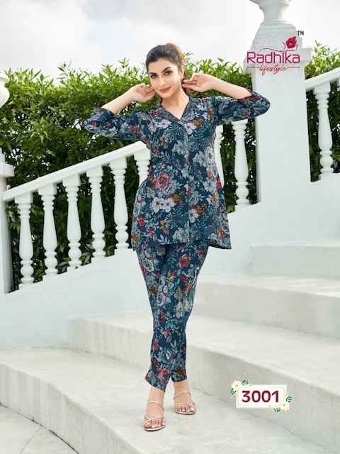 Radhika Cord Vol 3 Muslin Cord Set 4 pcs Catalogue