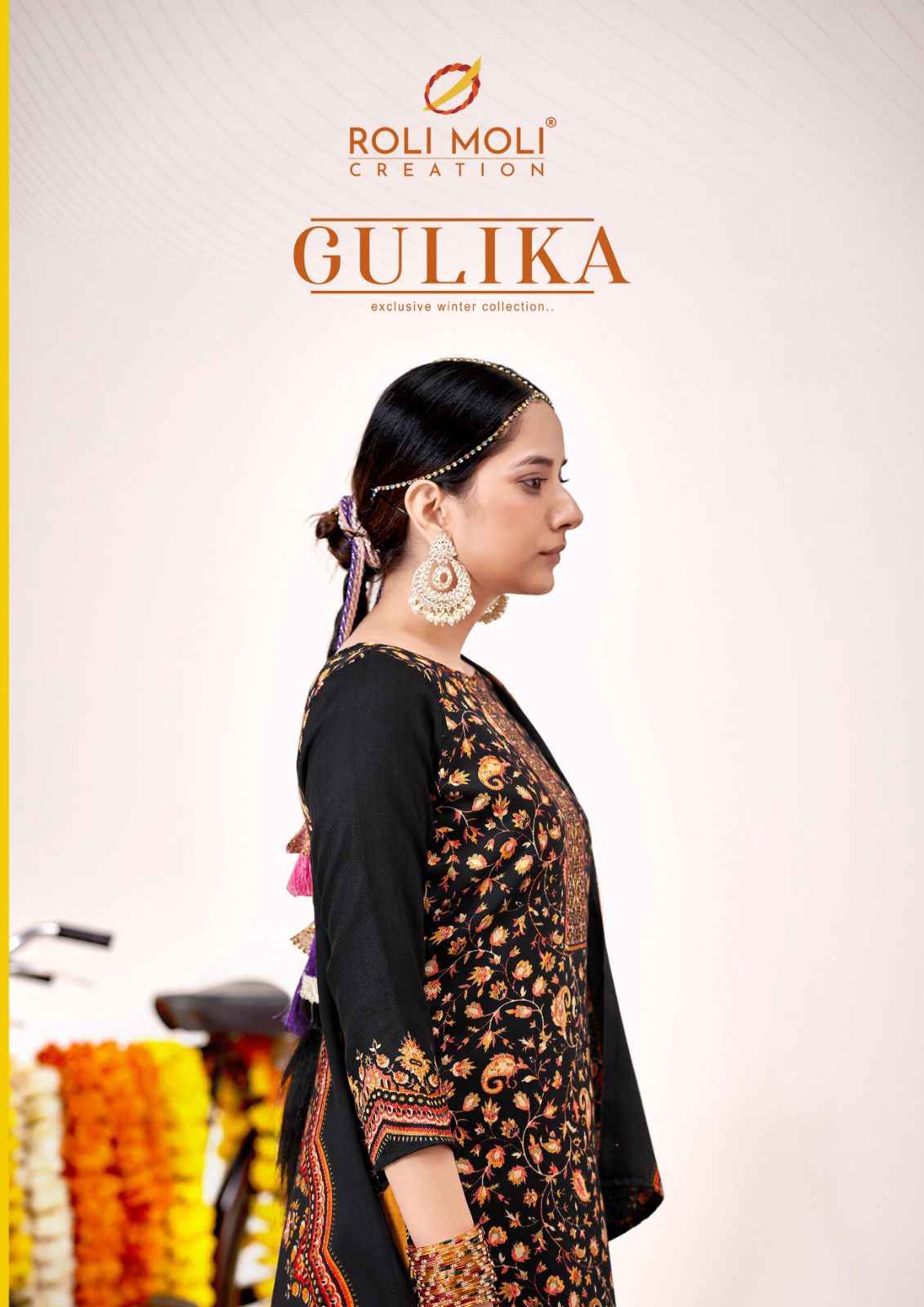 Roli Moli Creation Gulika Pashmina Dress Material 8 pcs Catalogue