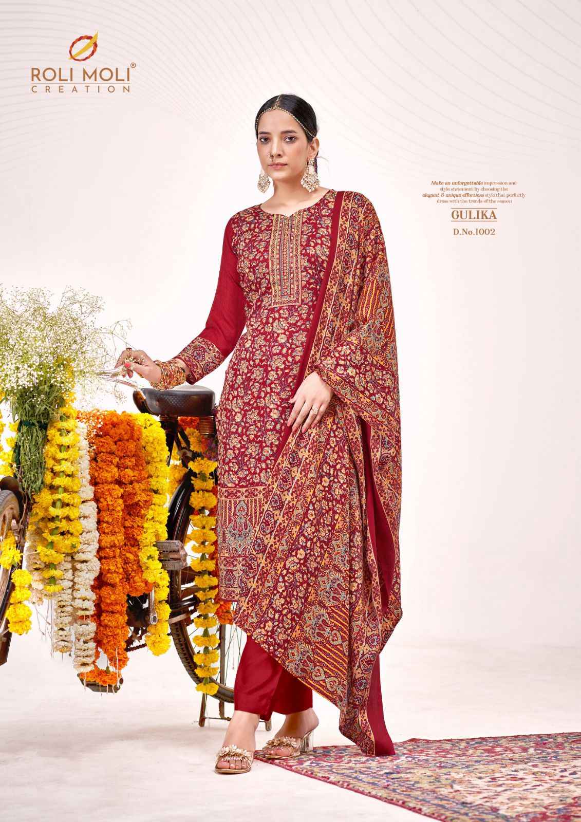 Roli Moli Creation Gulika Pashmina Dress Material 8 pcs Catalogue