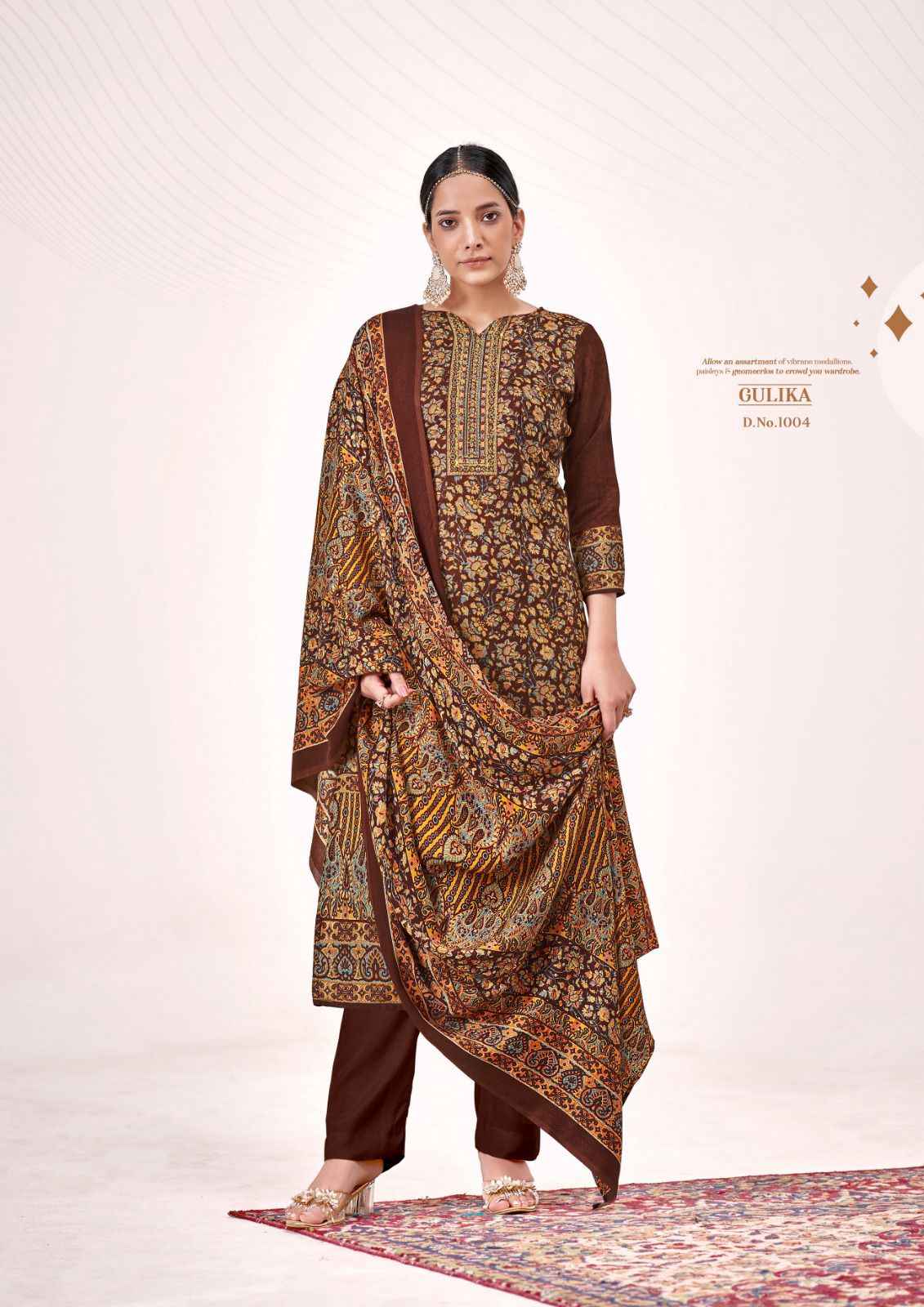 Roli Moli Creation Gulika Pashmina Dress Material 8 pcs Catalogue