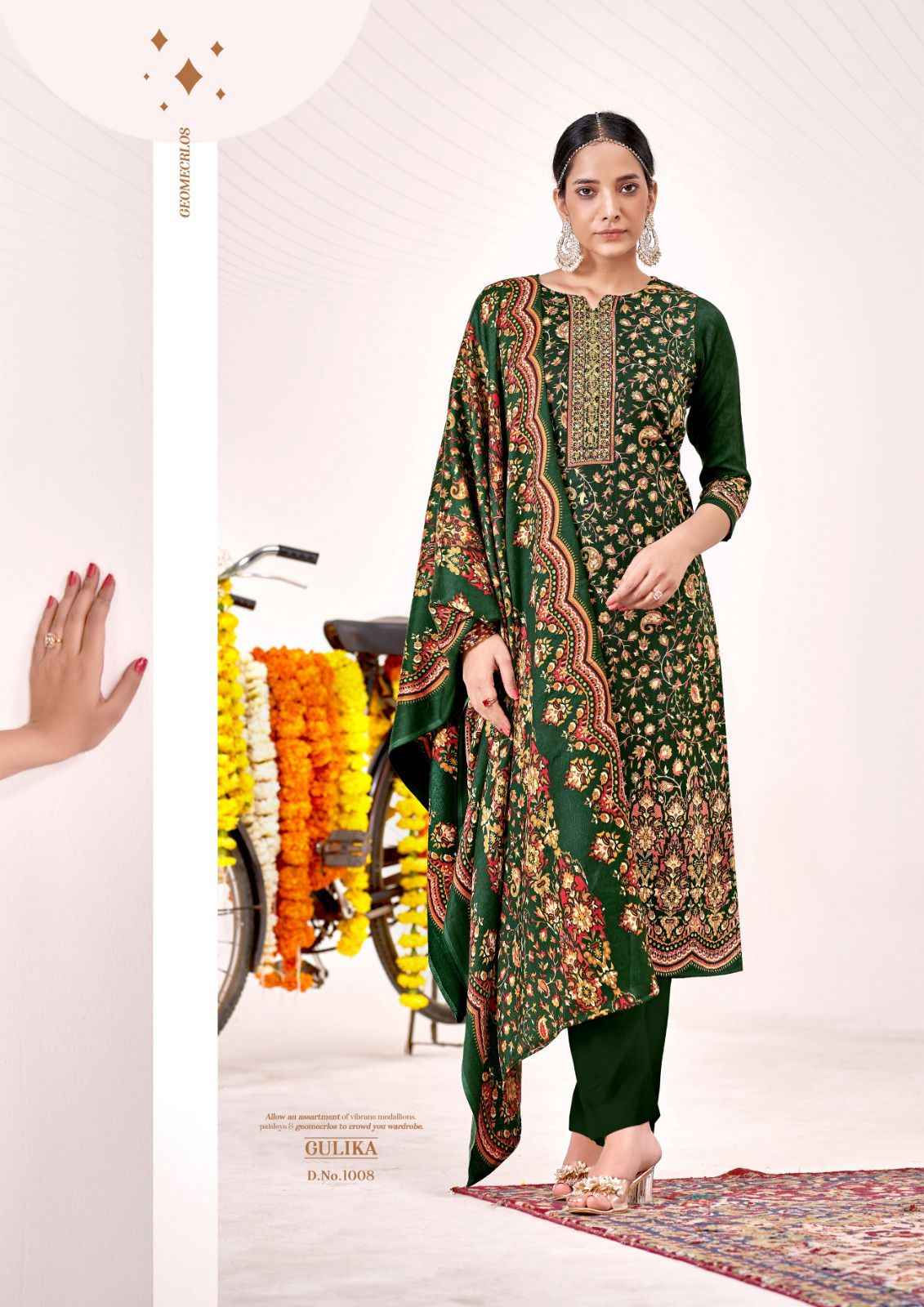 Roli Moli Creation Gulika Pashmina Dress Material 8 pcs Catalogue